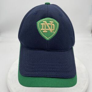Notre Dame Hat Cap Navy Blue NCAA Preowned Condition Small/Medium Fighting Irish